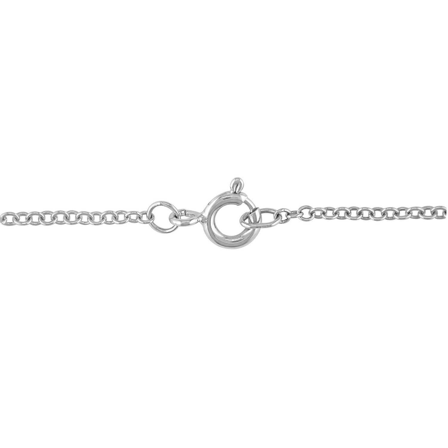 0.10 Carat T.W. Diamond Two-Tone Sterling Silver Infinity Heart Pendant; 18"