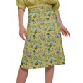 thumbnail image 4 of Moomaya Jupe Imprimée pour Femmes en Poly Spandex Tenue Décontractée Jupe d'Été pour Filles, 4 of 5