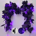 thumbnail image 4 of Battery Operated Maple Leaf String Lights With Simulated Greens For Indoor Outdoor Halloween Party Decoration 118.11 Inches Length 0.15 Lb Weight, 4 of 6