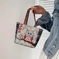 thumbnail image 4 of Baohd Sac Fourre-Tout Vintage pour Femmes Sacs à Main Décontractés Sacs de Courses Beige Rde Hibou, 4 of 9