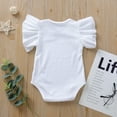 thumbnail image 4 of MIASHUI Baby Clothes Baby Boys Girls Solid Ruffle Romper Bodysuit Clothes Outfits,White,18-24 Months, 4 of 4