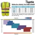 thumbnail image 2 of TOPTIE Class 2 High Visibility Zipper Front Safety Vest 9 Pockets and Reflective Strips Meets ANSI/ISEA Standards, 2 of 7
