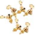 thumbnail image 3 of Guitar Locking Tuners, Metal Structure Easy To Install Acoustic Guitar Pegs, For Instrument Lovers Guitar Repair Master Folk Guitar Alternative Part, 3 of 8