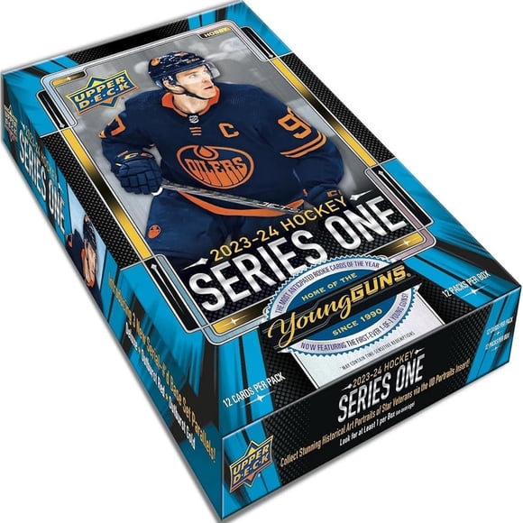 Boîte Passe-Temps Upper Deck Series 1 2023-24 - 12 Paquets [Jeu de Cartes, 1+ Joueurs]