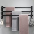 thumbnail image 3 of Rustproof Towel Bar Shower Towel Rack Kitchen Heavy-Duty Double Bathroom 3 Layer 30cm, 3 of 8
