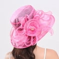 thumbnail image 4 of Women's Floral Mesh Hat Sunshade Beach Hat Sun Block Hat, 4 of 4