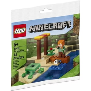 LEGO Minecraft Le Polybag de la plage de Turtle 30432