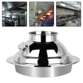 thumbnail image 2 of Hotte d'Évacuation Sphérique Réglable pour Sortie de Ventilation de Cuisine 110mm 160mm 200mm, 2 of 3