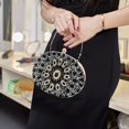 thumbnail image 3 of Sac Pochette de Soirée en Strass pour Femmes, Pochette de Mariée avec Diamants, Sacs à Main pour Mariage, Bal, Cocktail, Fête, 3 of 7