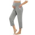thumbnail image 1 of EGNMCR Leggings pour Femmes Mode Décontractée pour Femmes Tempérament Uni Micro Pull Ajusté Pantalon Évasé Pantalons, 1 of 7
