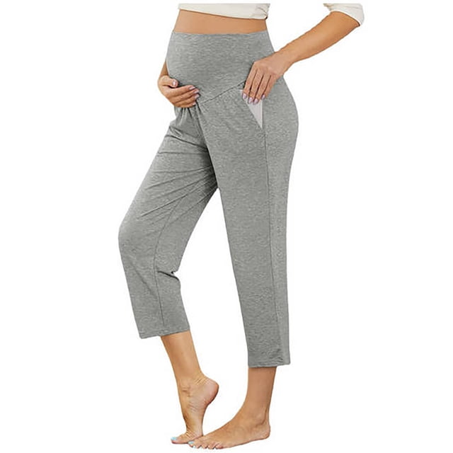 EGNMCR Leggings pour Femmes Mode Décontractée pour Femmes Tempérament Uni Micro Pull Ajusté Pantalon Évasé Pantalons