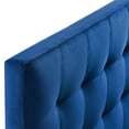 thumbnail image 3 of Modway Lily Queen Biscuit Tufted Performance Velvet Headboard, Navy, 3 of 4