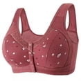 thumbnail image 3 of Plebaso 4 Pack Bras for Women Front Closure Everyday Bralettes Wireless Full Coverage Ladies Push up Bras, 3 of 3