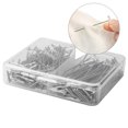 thumbnail image 3 of Shisuyan 150Pcs Metal Hair Clips T Shaped for Wig and Mannequin Head Fixation, 3 of 8