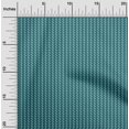 thumbnail image 2 of oneOone Polyester Spandex Teal Blue Fabric Geometric Craft Projects Decor Fabric Printed By The Yard 56 Inch Wide, 2 of 4