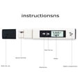 thumbnail image 2 of EGNMCR PH02,Hd display screen,convenientPH,meter PH measuring pen PH test, 2 of 3