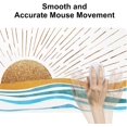 thumbnail image 2 of Large Gaming Mouse Pad, Non-Slip Rubber Base Water-Resistant Mousepad Desk Mat for Computer Keyboard, 35.4" x 15.75" Extended Desk Pad with Stitched Edges for Office Gaming, Golden Sun & Sea, 2 of 5