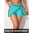 thumbnail image 4 of Charmo Jupe de Bain pour Femmes avec Poche Latérale, Bas de Maillot Fendu avec Short Intégré, 4 of 7