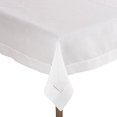 thumbnail image 2 of SARO 6300.W84S 84 in. Square Classic Hemstitch Border Tablecloth  White, 2 of 4