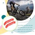 thumbnail image 2 of 1 Pair Mountain Bike Handle Bar Grip Wrap Bicycle Brake Lever Non-slip Silicone Cover Protector, 2 of 9