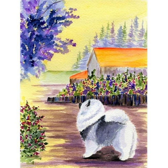 Carolines Treasures SS8452GF Keeshond Drapeau - Taille du Jardin- 11 x 15 Po.