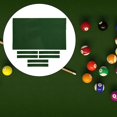 thumbnail image 2 of Wool Blend Pool Table Felt Billiard Cloth for Table Cushion 7ft Green, 2 of 7