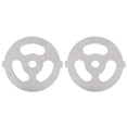 thumbnail image 1 of Meat Grinder Blade, 7mm/0.3In Mincer Blade, 2Pcs/Set Durable Exquisite Craftsmanship For 5# Meat Grinder  Hole Meat Grinders 3 Holes Knife Plate, 1 of 8