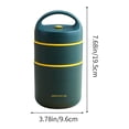 thumbnail image 3 of sdhkgrrt under $5 Insulated Lunch Box, Insulated Lunch Box Soup,Stainless Steel Food Jar,Portable Breakfast Thermos,Double Wall Food Container,Work Lunch Container, 3 of 6