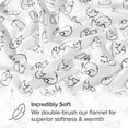 thumbnail image 2 of Bare Home Flannel Sheet Set - 100% Cotton - Deep Pocket - Queen, Feelin' Foxy, 4-Pieces, 2 of 4