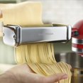 thumbnail image 3 of Accessoire pour Machine à Pâtes pour Mélangeurs sur Socle KitchenAid, Acier Inoxydable pour Kitchen aid, Accessoire pour Pâtes Incluant Rouleau à Pâte, Spaghetti et Fettucca, 3 of 6
