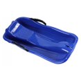 thumbnail image 1 of Heavy Duty Toboggan Sledding Kids Sledge Sleigh with Brake Pull Rope Hole, 1 of 8