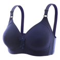 thumbnail image 2 of LSLJS Women's Bra Woman's Embroidered Glossy Comfortable Breathable Bra Underwear No Rims, 2 of 5