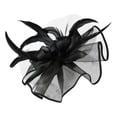thumbnail image 2 of Women Hat Headwear Church Feather Clip Fascinators Hat Wedding Party Cap For, 2 of 3