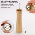 thumbnail image 3 of Unique Bargains Wooden Pepper Grinder 10.4' Adjustable Coarseness Salt Mill Shaker for Kitchen Restaurant Cooking, 3 of 7