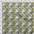 thumbnail image 4 of oneOone Rayon Yellow Fabric Kids Animal Craft Projects Decor Fabric Printed By The Yard 56 Inch Wide, 4 of 4