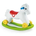 thumbnail image 1 of Dolu Wheeled Rocking Horse 2 in 1 Toddlers Ride On Toy and Removable Sled, White, 1 of 12