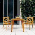 thumbnail image 1 of vidaXL Garden Table 85x85x75 cm Solid Wood Acacia, 1 of 5
