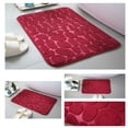 thumbnail image 1 of Bigersell Memory Foam Bath Mat Rug Clearance Non Slip Bath-Mat, Absorbent Washable Bath Mats for Bathroom with Rubber Backing, Thin Bathroom Rugs Bathroom Mats Bathroom Rugs Bathroom Floor Mat Wine, 1 of 2