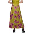 thumbnail image 4 of Moomaya Printed Rayon Skirt Wrap Style Plus Size Skirt Summer Wear Clothing, 4 of 6