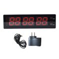 thumbnail image 2 of Haofy LED Digital Wall Clock with Large Number Display Day of The Week Temperature Display, Hourly Chime and Memory Function, Suitable for Living Room, Bedroom, Office, 2 of 7