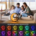 thumbnail image 4 of Wadan Wireless Fast Charger Table Lamp with Bluetooth Speaker, LED Light, Alarm Function- App control for Bedroom & Office, 4 of 8