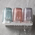 thumbnail image 3 of Wall Mounted Toothbrush Organizer with 6 Slots and 3 Cups for Efficient Bathroom Storage, 3 of 6