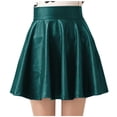 thumbnail image 2 of Jupe, Jupe Décontractée pour Filles Printemps et Été Taille Haute Unie, 2 of 4