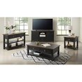 thumbnail image 2 of Martin Svensson Home Solid Wood End Table, Black with Brown Top, 2 of 2