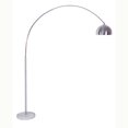 thumbnail image 1 of 85" Tall Metal Floor Lamp with White Marble Base, Arch design, 1 of 1