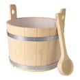 thumbnail image 4 of koolsoo 17L Wood Sauna Barrel and Ladle Bath Bucket SPA Accessory for SPA Sauna Home, 4 of 9