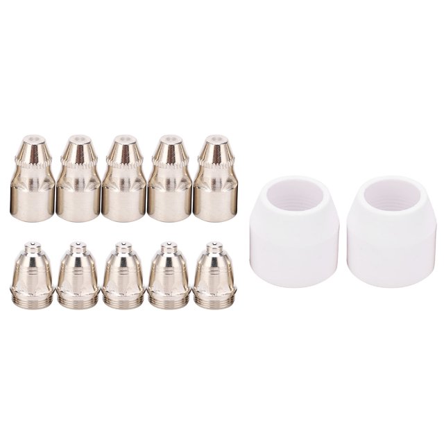 Ensemble de Buses en Céramique à Pointe d'Électrode P80 Accessoires pour Machine de Découpe12pcs
