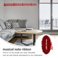 thumbnail image 3 of Miangastore Ruban de Note de Musique Noir pour Bricolage 10 Yards Polyester Réutilisable, 3 of 8