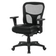 thumbnail image 3 of ProGrid High Back Manager Office Chair with Black Leather and Mesh Seat, 3 of 9