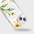 thumbnail image 4 of Caseco Mag-Safe iPhone 15 Yellow Wildflower Clear Case, 4 of 5